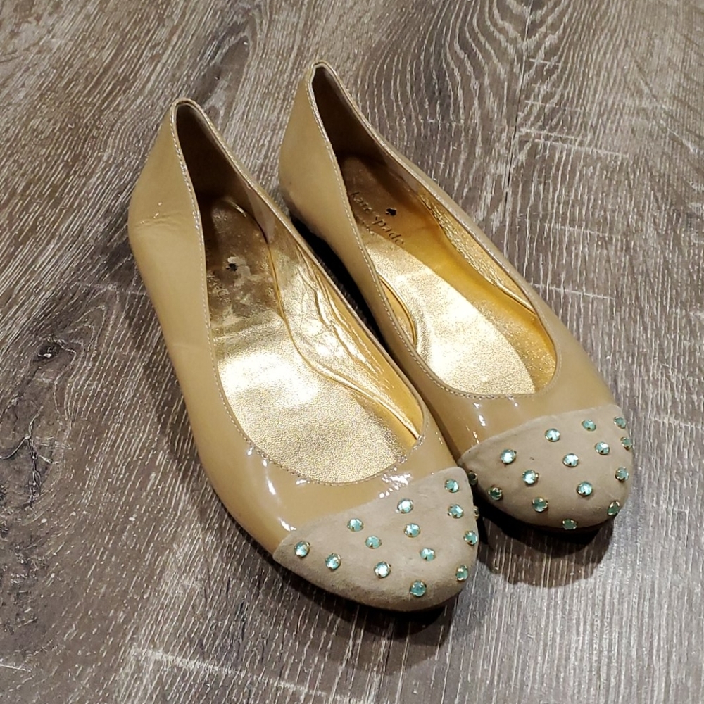 Kate Spade patent leather classic flats